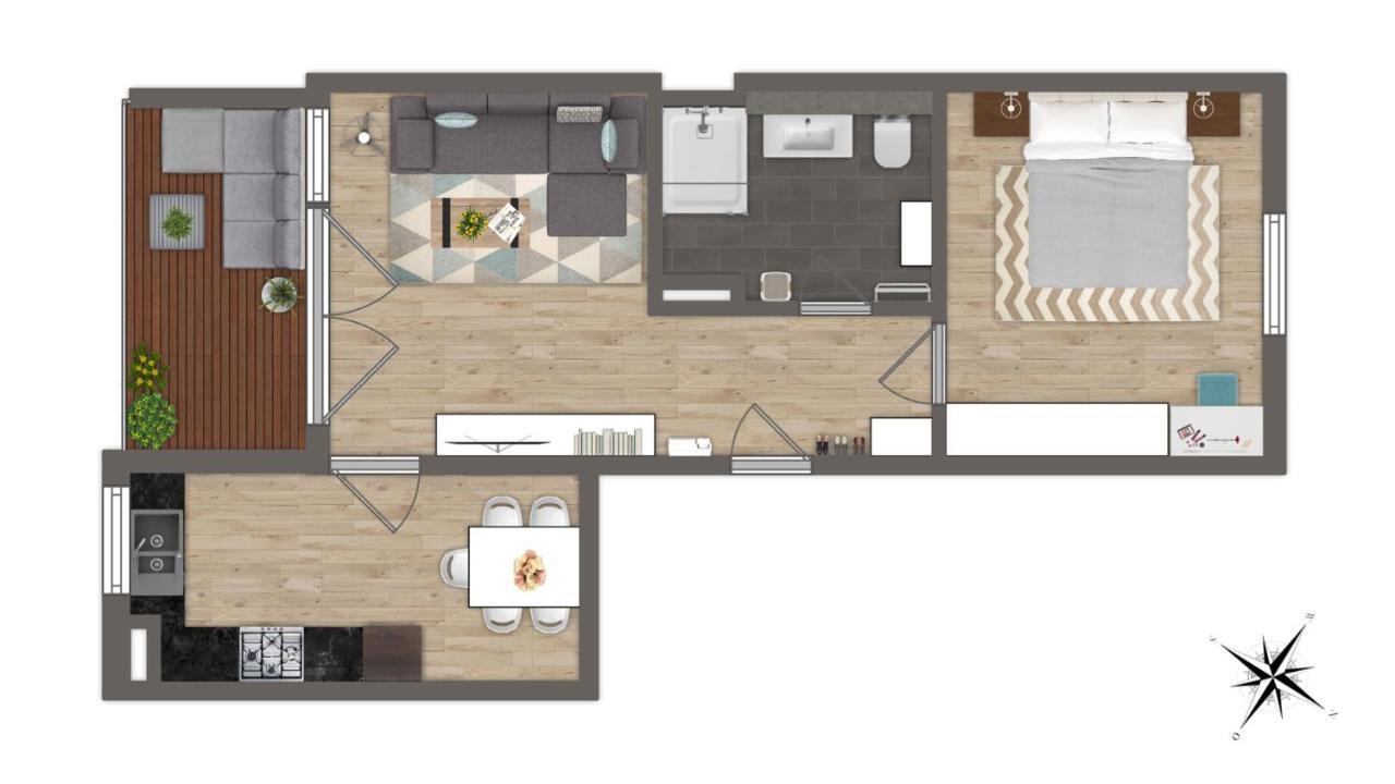 Ferienwohnung Outletcity 메칭엔 외부 사진